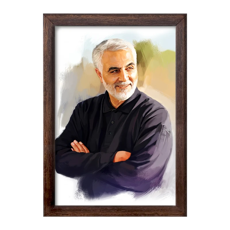 تابلو خندالو طرح شهید سپهبد حاج قاسم سلیمانی  کد 12595