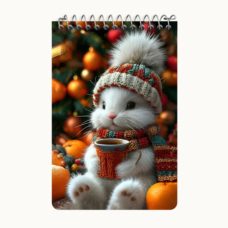 دفتر یادداشت 50 برگ خندالو طرح خرگوش کیوت کد F9476