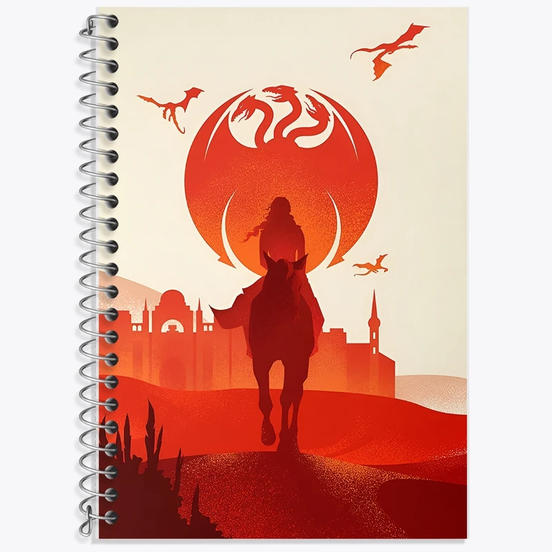 دفتر لغت 50 برگ خندالو طرح گیم اف ترونز (Game of Thrones) کد F11131