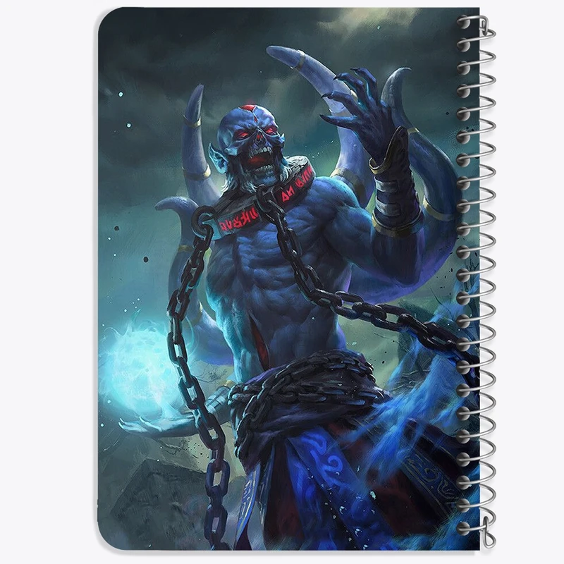 دفتر یادداشت 50 برگ خندالو طرح بازی دوتا (Dota 2) کد 31460