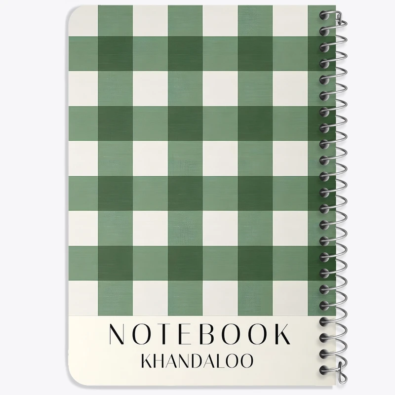 دفتر یادداشت 50 برگ خندالو طرح مینیمال پترن کد N9853
