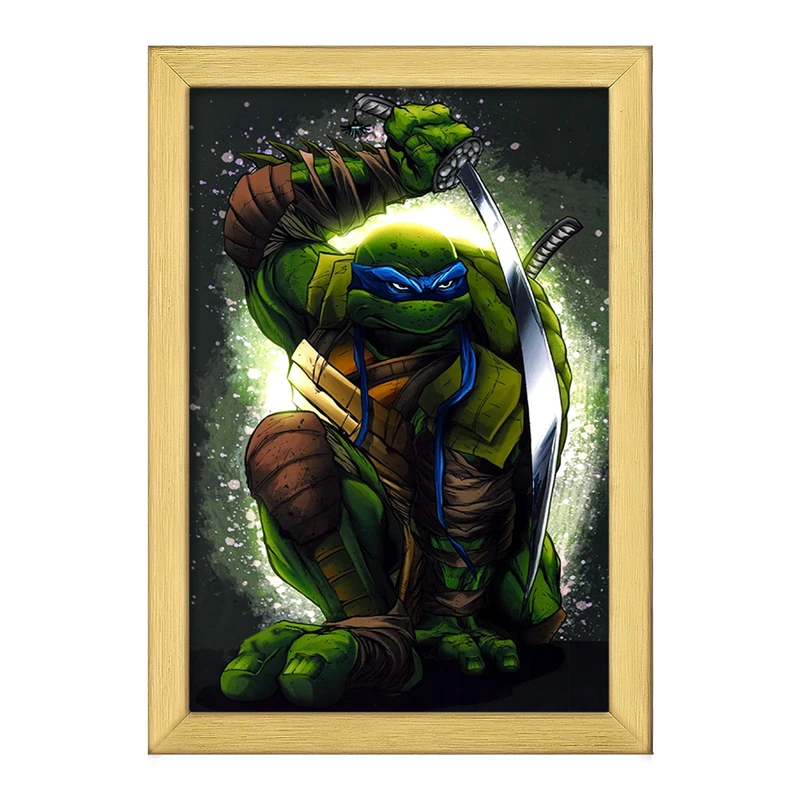 تابلو خندالو طرح لئوناردو لاکپشت های نینجا  کد 13203