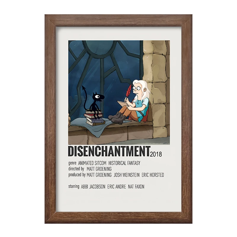 تابلو خندالو طرح طلسم شدگان (Disenchantment) کد F13205