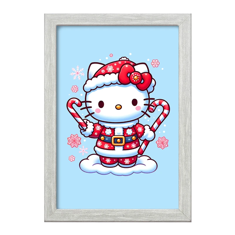 تابلو خندالو طرح هلو کیتی (Hello Kitty) کد F8100