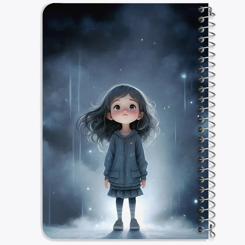 دفتر یادداشت 50 برگ خندالو طرح دخترانه کد F8221
