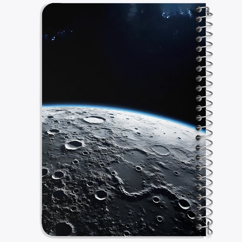 دفتر یادداشت 50 برگ خندالو طرح ماه (Moon) کد 38075