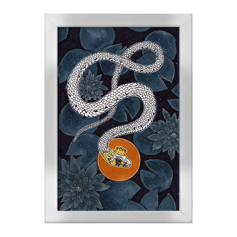 تابلو خندالو طرح مار کد F14126