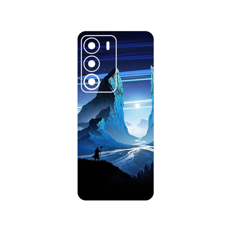 برچسب پوششی ماهوت مدل Blue Mountains Digital Art مناسب برای گوشی موبایل ریلمی C71