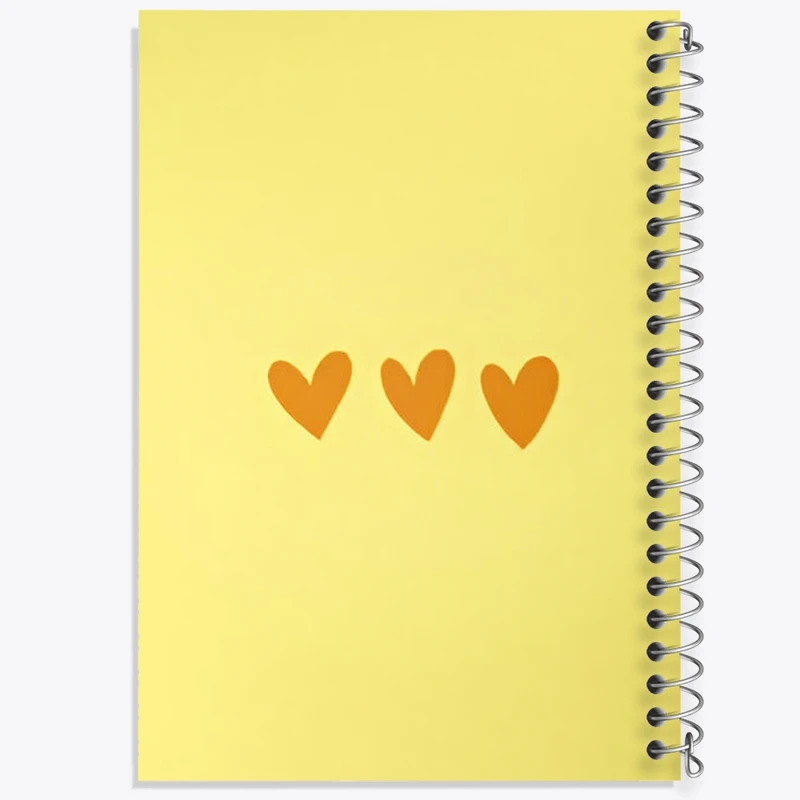 دفتر شطرنجی 50 برگ خندالو طرح قلب کد F3695