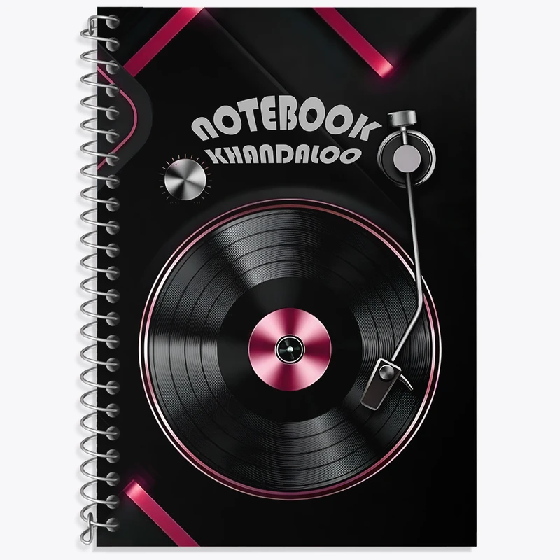 دفتر نت موسیقی 50 برگ خندالو طرح پخش کننده موسیقی کد N7734