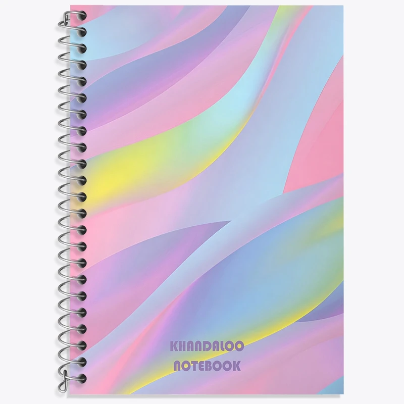 دفتر زبان 50 برگ خندالو مدل سه خط طرح مدرن  کد N8620