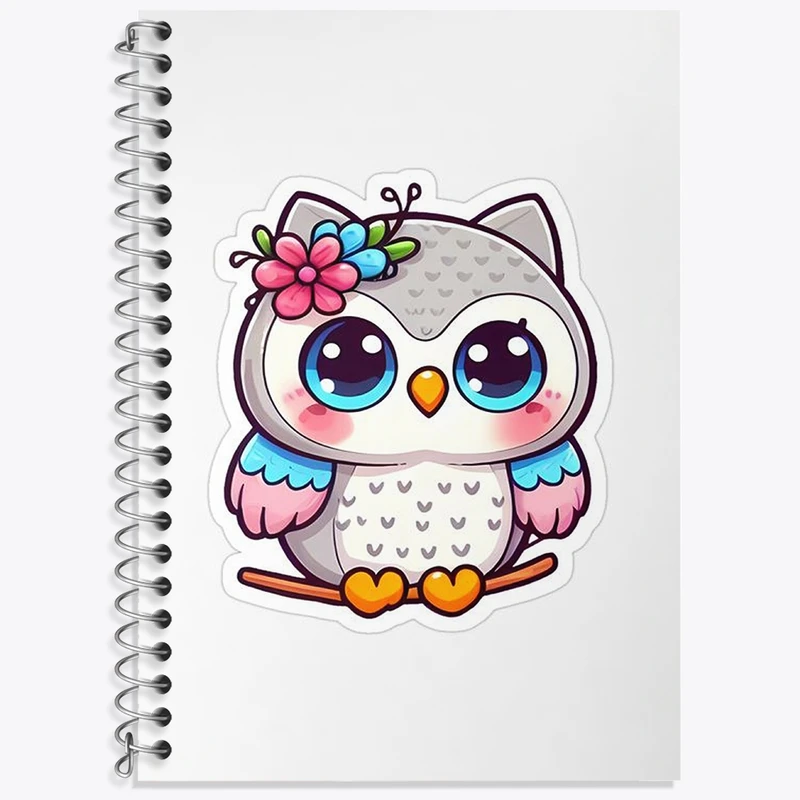 دفتر لغت 50 برگ خندالو طرح جغد کیوت کد F2975