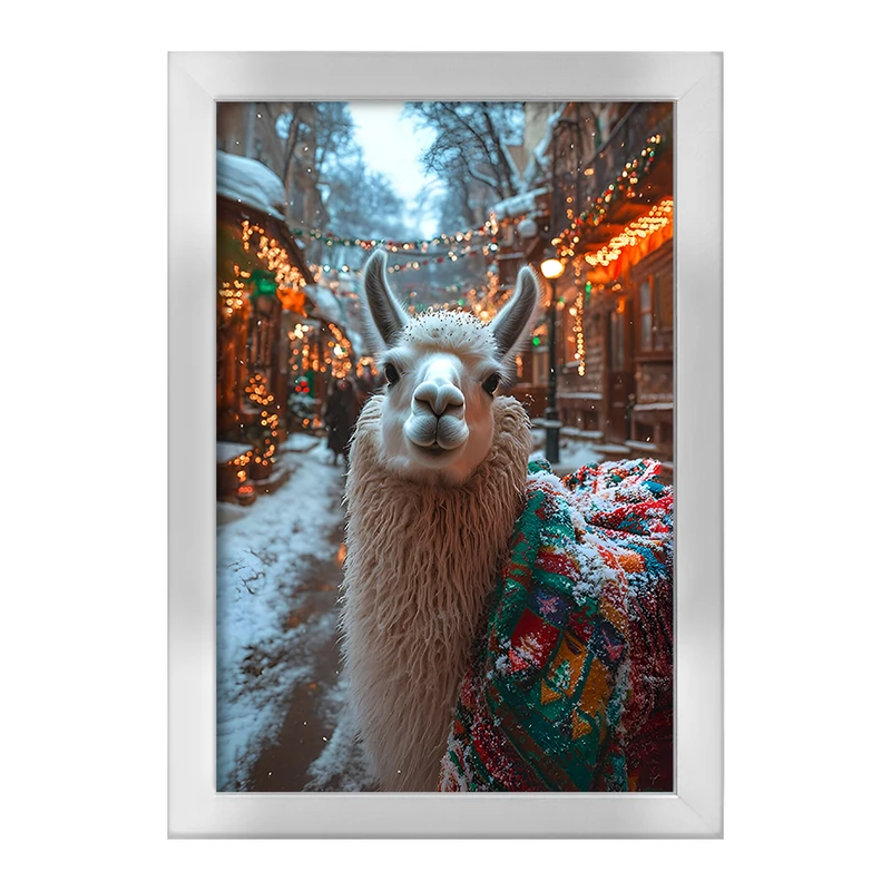 تابلو خندالو طرح لاما کد F8566