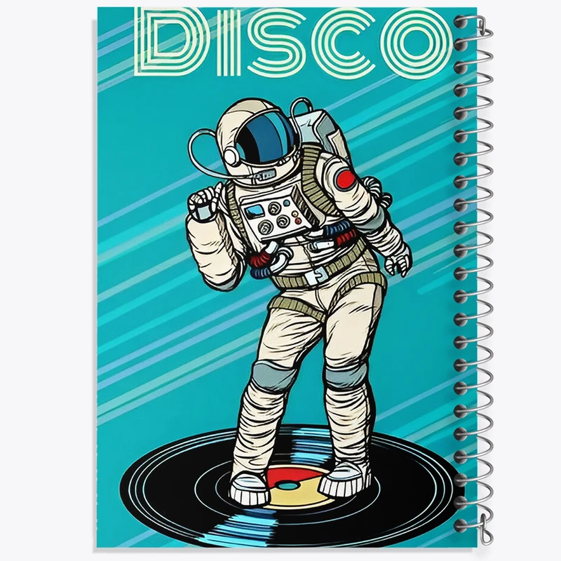 دفتر مشق 50 برگ خندالو طرح فضانورد کد F10090