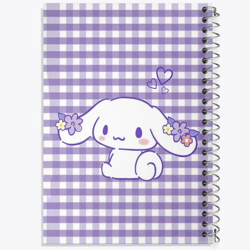 دفتر طراحی 50 برگ خندالو طرح سینامونرول هلو کیتی کد N4687