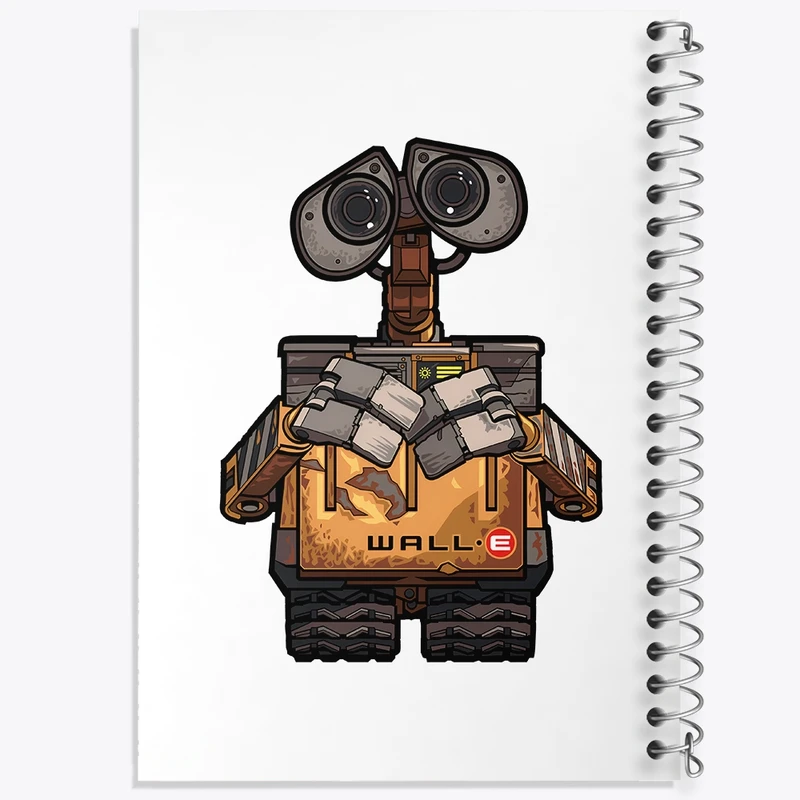 دفتر لیست خرید 50 برگ خندالو طرح وال ای (wall-E) کد F3411