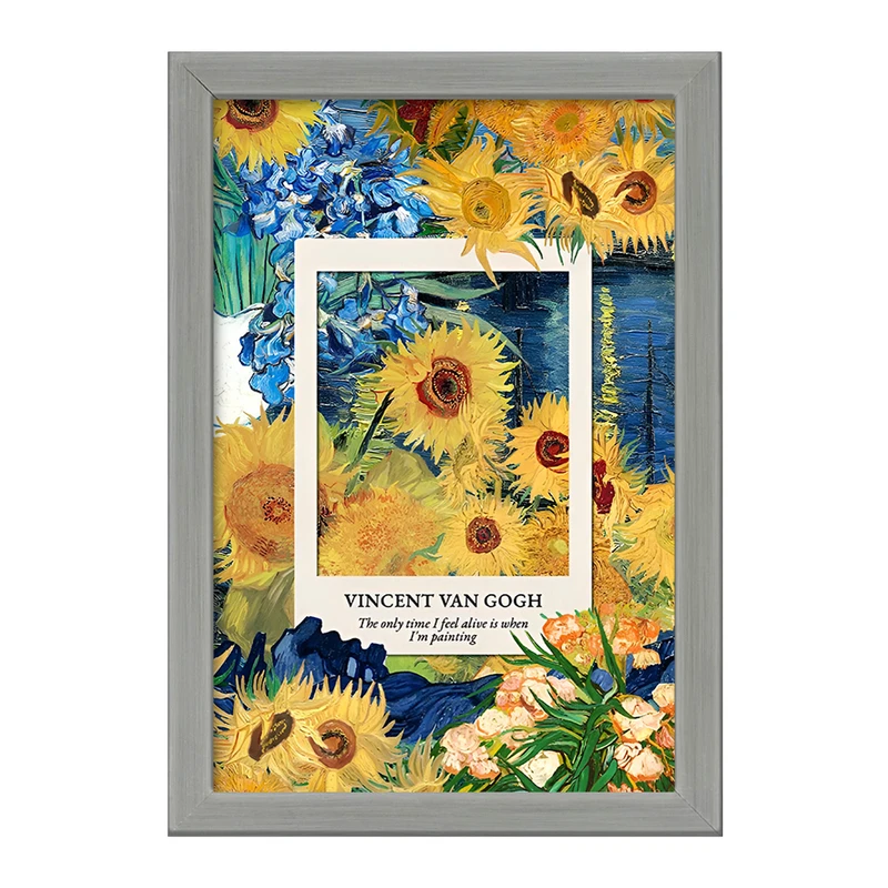 تابلو خندالو طرح ونسان ونگوگ کد F10714