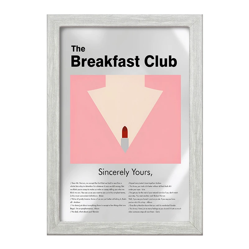 تابلو خندالو طرح کلوپ صبحانه (The Breakfast Club) کد F13809