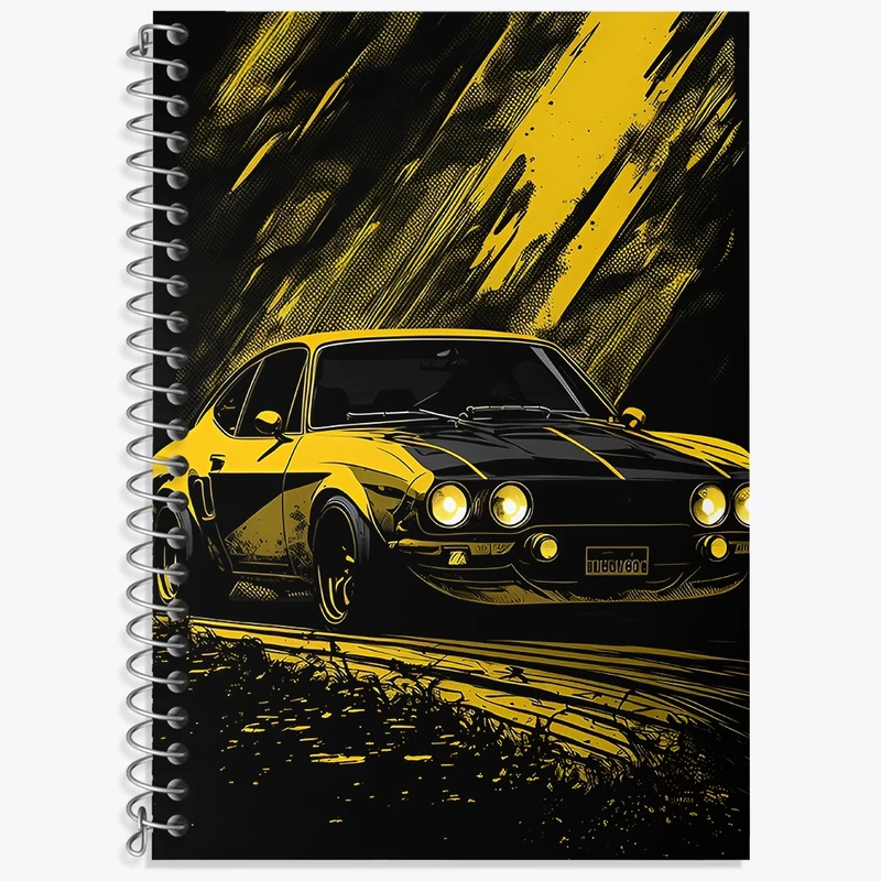 دفتر لغت 50 برگ خندالو طرح ماشین اسپرت کد F3014