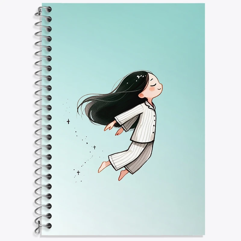 دفتر لغت 50 برگ خندالو طرح دخترانه بامزه کد F3318