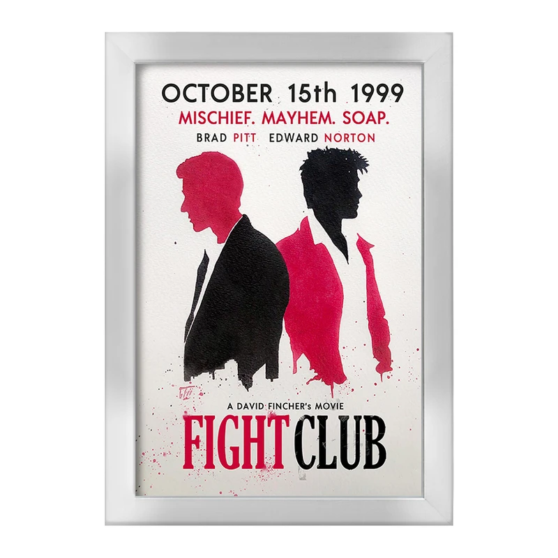 تابلو خندالو طرح باشگاه مبارزه (Fight Club) کد F11342