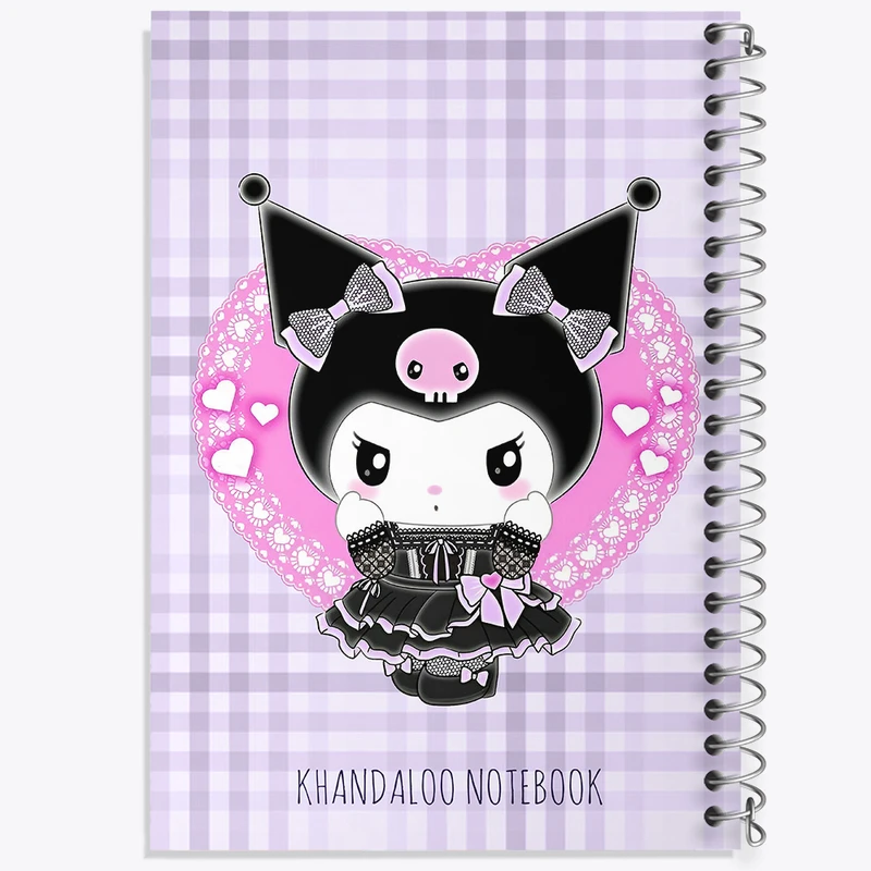 دفتر مشق 50 برگ خندالو طرح کرومی (Kuromi) کد N8972