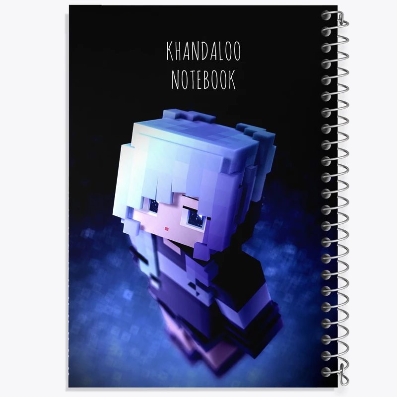 دفتر مشق 50 برگ خندالو طرح بازی ماینکرافت (Minecraft) کد N8746