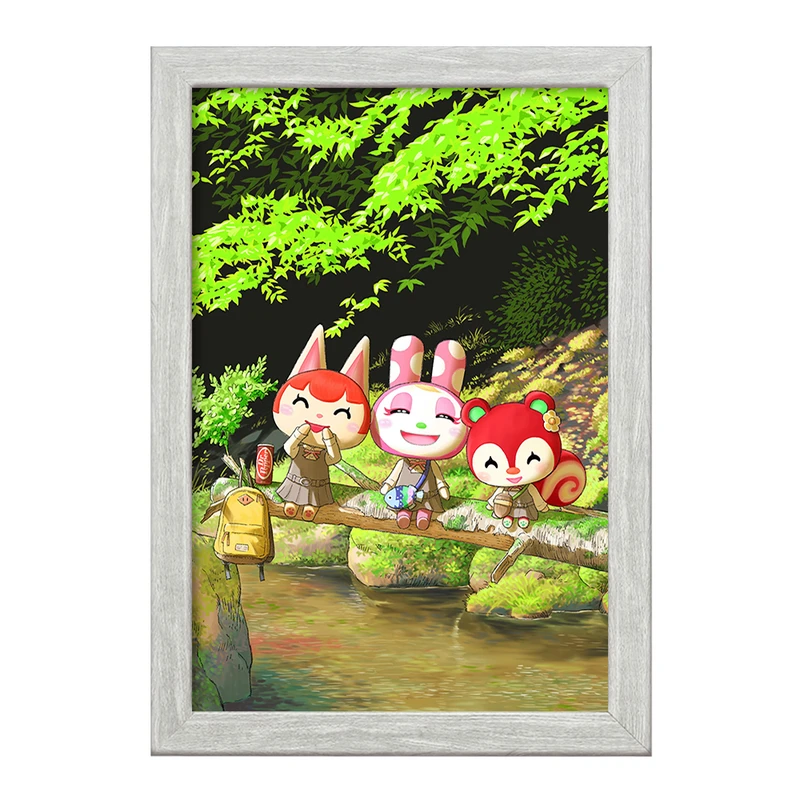 تابلو خندالو طرح بازی انیمال کراسینگ (Animal Crossing) کد 32687