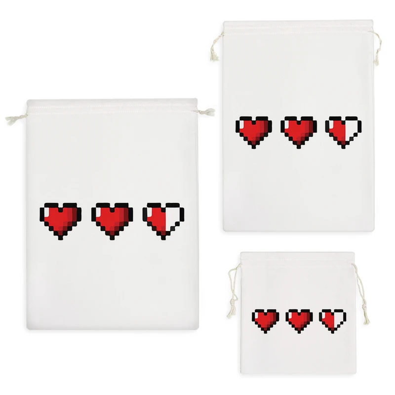 نظم دهنده خندالو مدل قلب پیکسلی کد 9873 مجموعه 3 عددی