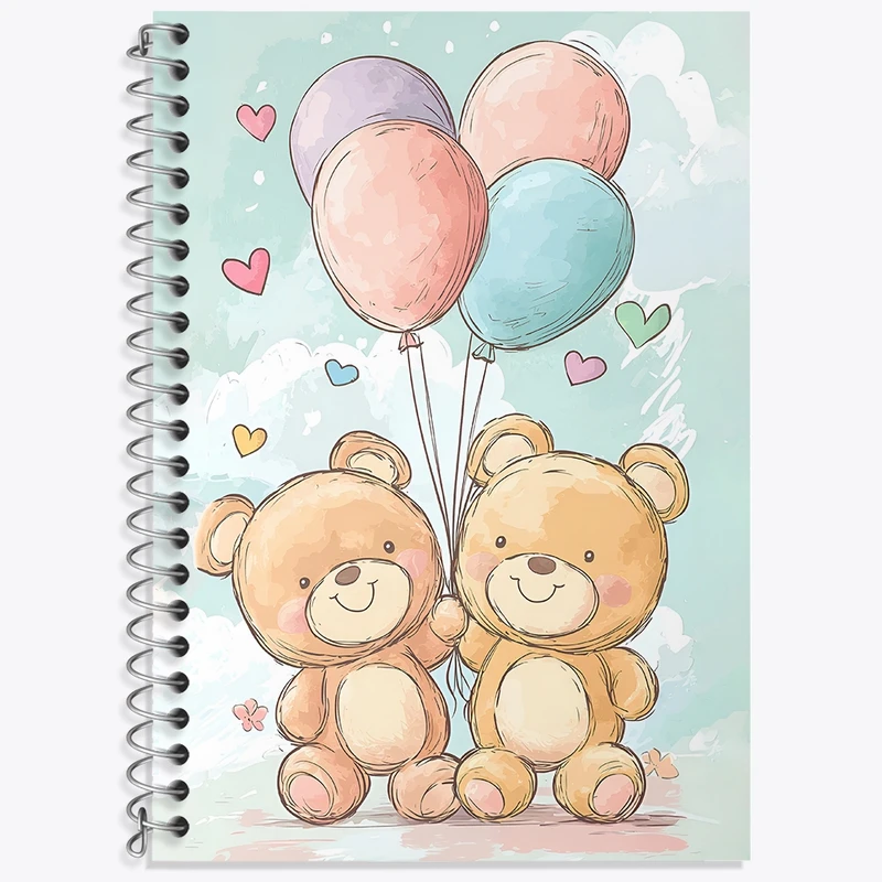 دفتر لغت 50 برگ خندالو طرح خرس های بامزه کد N6922