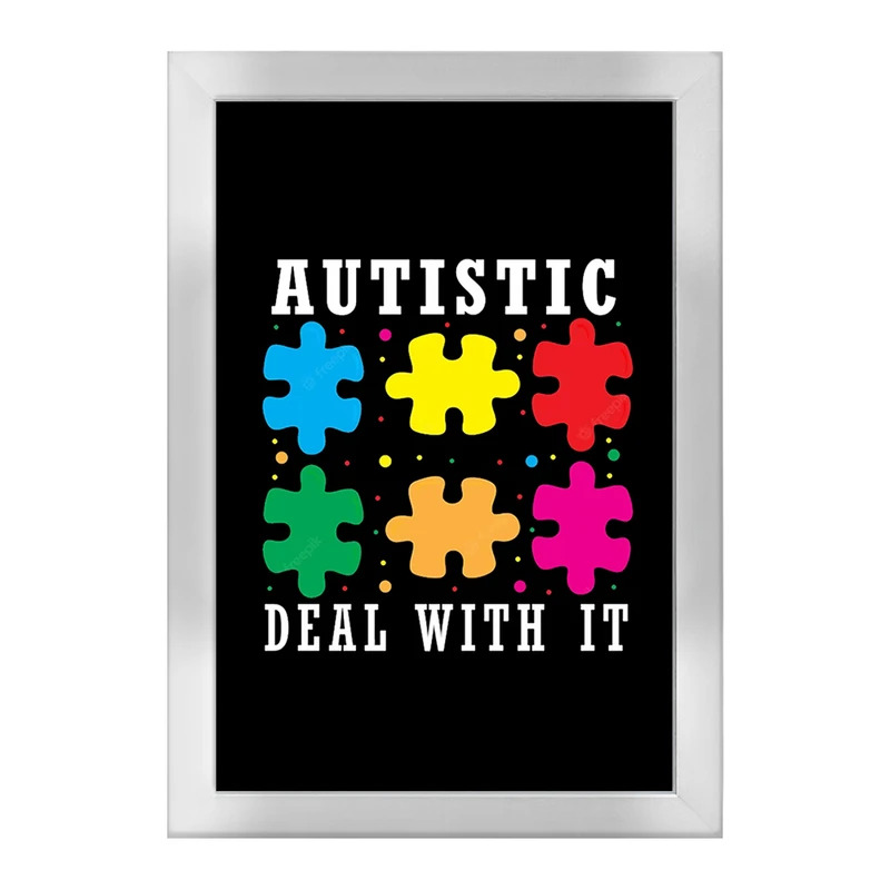 تابلو خندالو طرح اتیسم Autism کد 26727