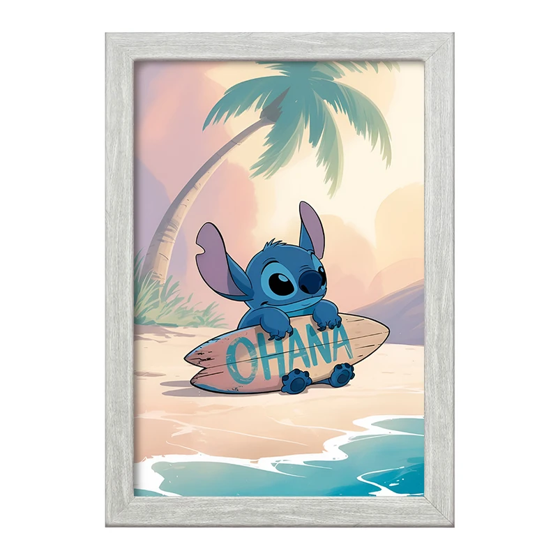 تابلو خندالو طرح استیچ (Stitch) کد F14395