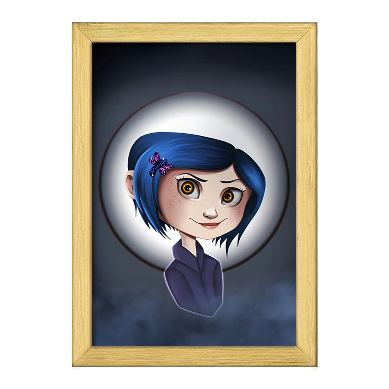 تابلو خندالو طرح کورالاین Coraline  کد 20777
