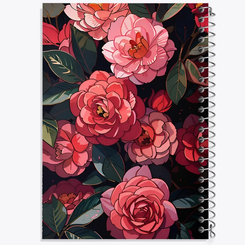 دفتر لیست خرید 50 برگ خندالو طرح گل گلی کد F12851