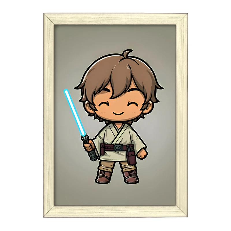 تابلو خندالو طرح جنگ ستارگان کد F9438