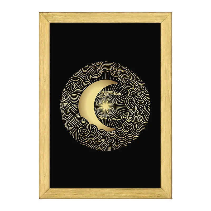 تابلو خندالو طرح ماه (Moon) کد F1688