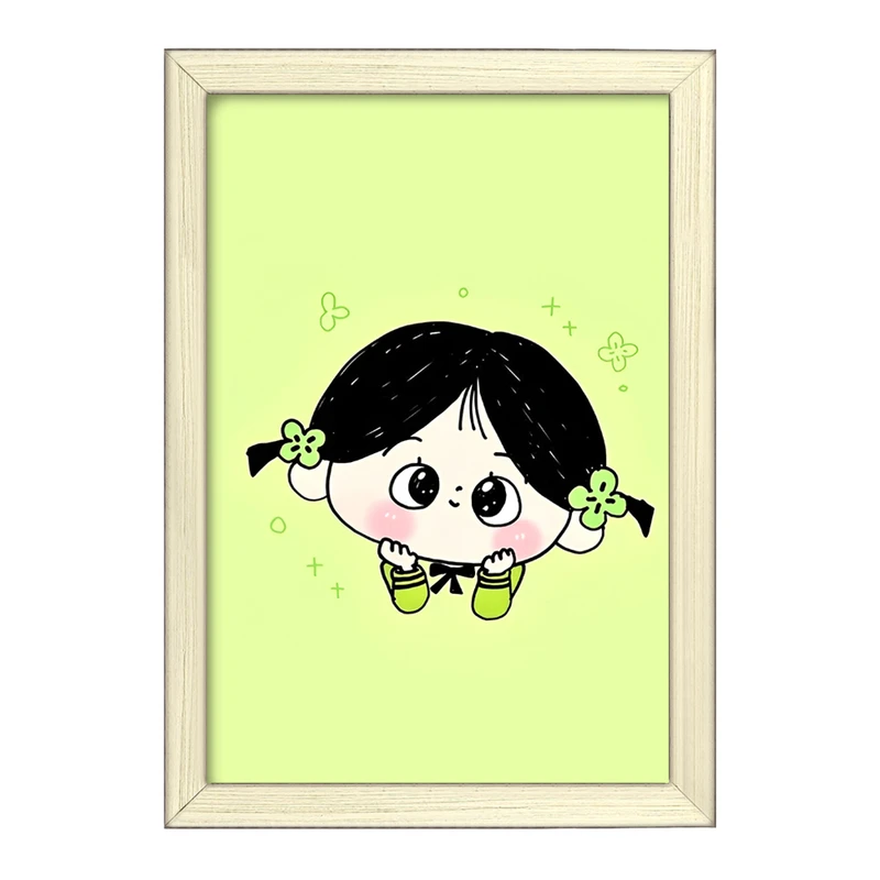 تابلو خندالو طرح دخترانه کیوت کد F5818
