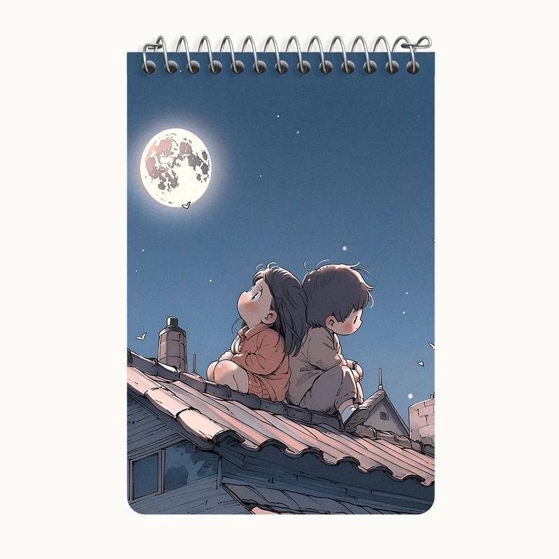 دفتر یادداشت 50 برگ خندالو طرح کودکانه کیوت کد F7278