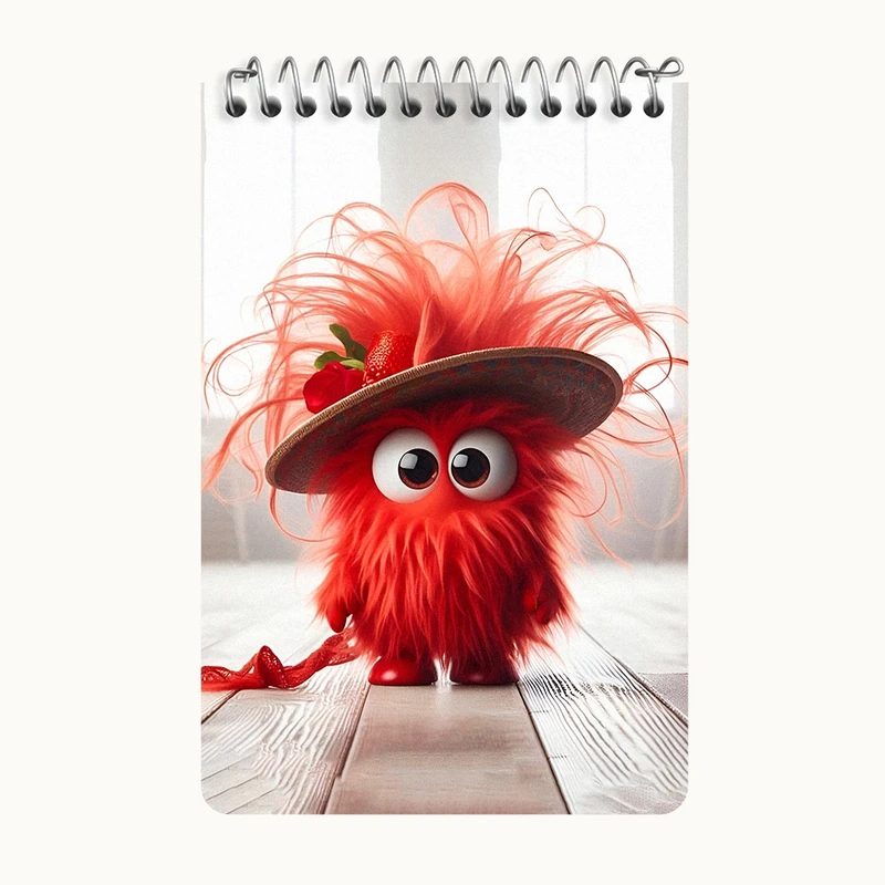 دفتر یادداشت 50 برگ خندالو طرح هیولای بامزه کد F5708