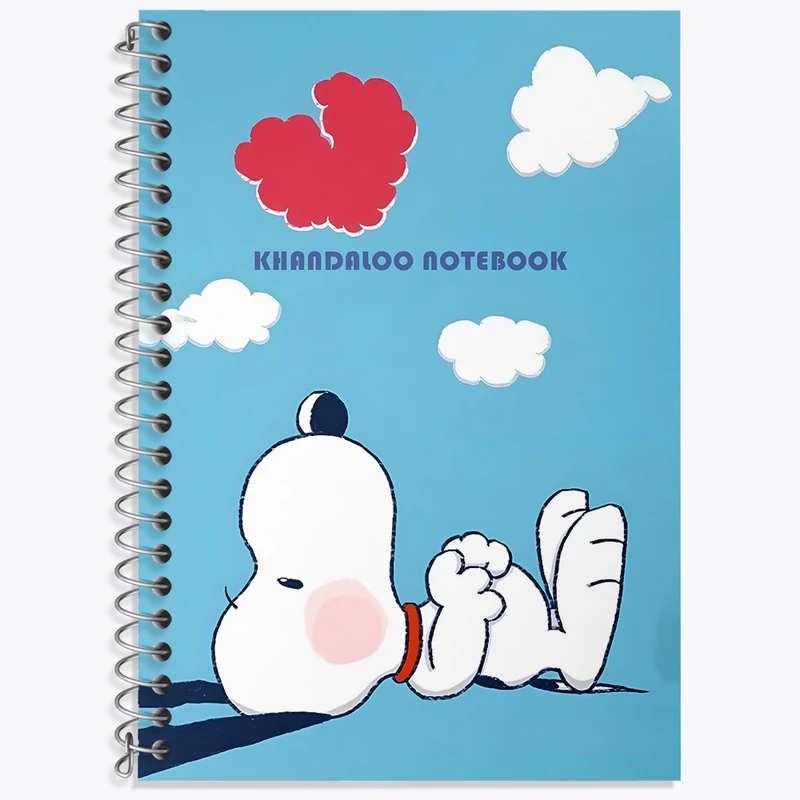 دفتر نت موسیقی 50 برگ خندالو طرح اسنوپی (snoopy) کد N6349