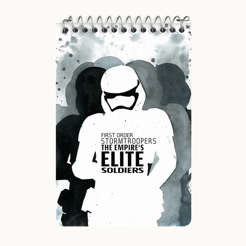 دفتر یادداشت 50 برگ خندالو طرح جنگ ستارگان (Star Wars) کد F11373