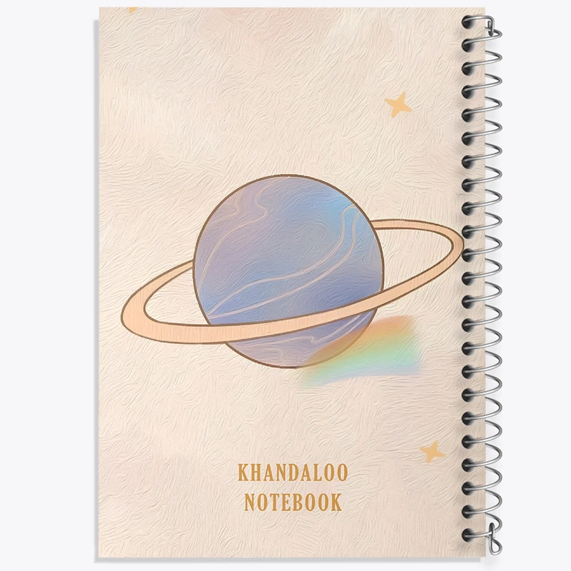 دفتر مشق 100 برگ خندالو طرح فضایی کد N8499