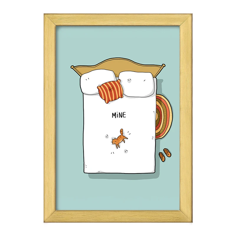 تابلو خندالو طرح گربه Cat  کد 23292