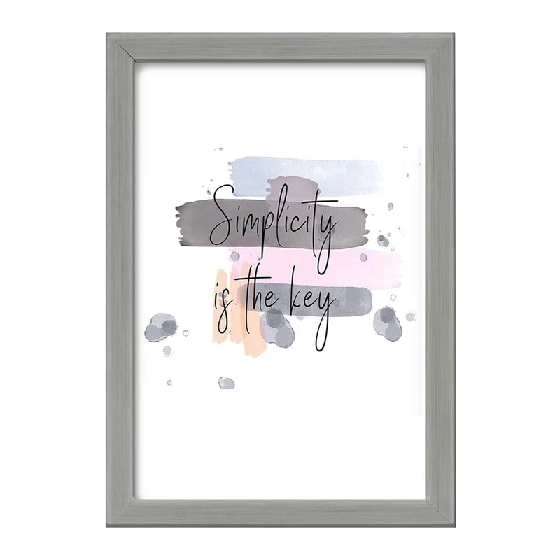 تابلو خندالو طرح Simplicity If The Key کد F11436