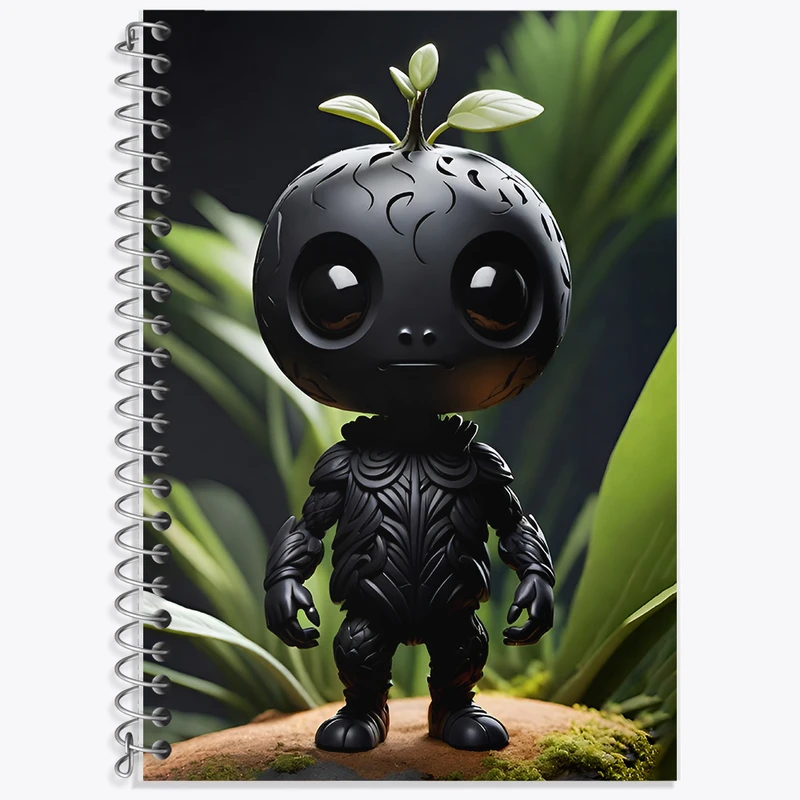 دفتر نت موسیقی 50 برگ خندالو طرح گیاه کد F11426