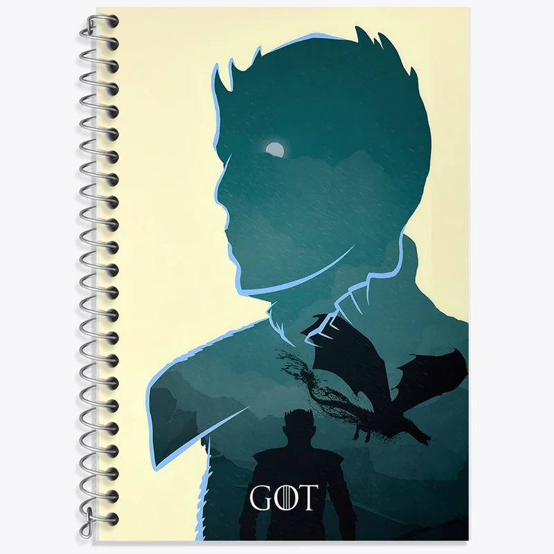 دفتر لغت 50 برگ خندالو طرح گیم آف ترونز (Game of Thrones) کد F13760