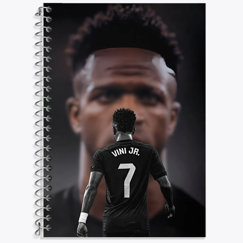 دفتر نت موسیقی 50 برگ خندالو طرح وینیسیوس جونیور (Vinicius Junior) کد F14296