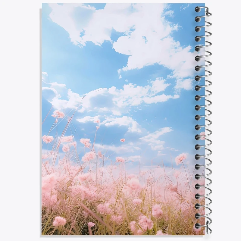 دفتر طراحی 50 برگ خندالو طرح گل کد F1443