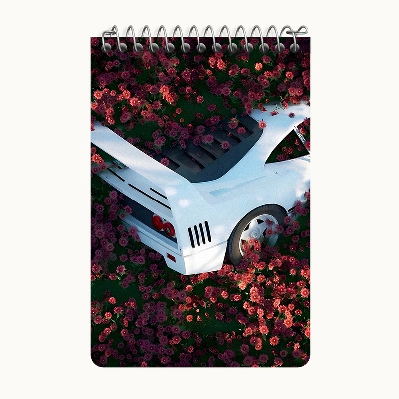 دفتر یادداشت 50 برگ خندالو طرح ماشین اسپرت کد F10434