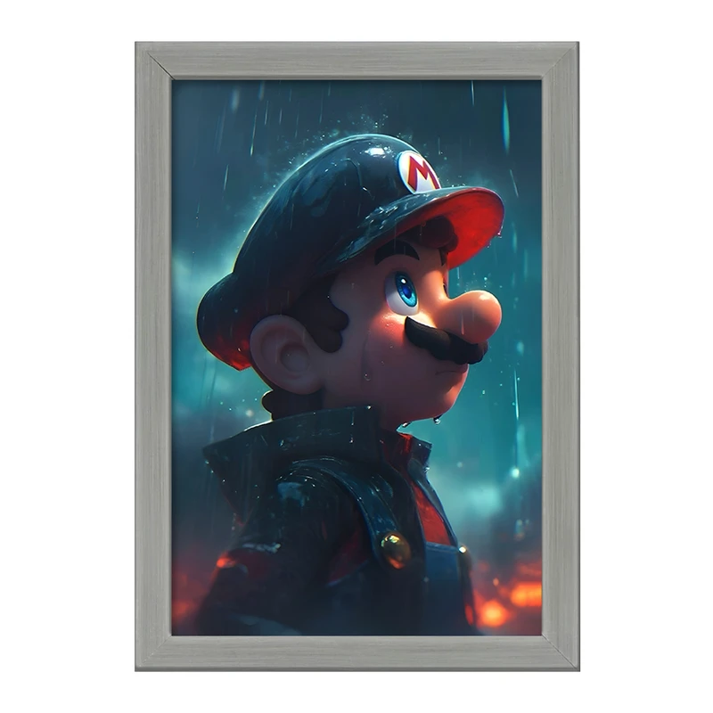 تابلو خندالو طرح سوپر ماریو (Super Mario) کد F8998